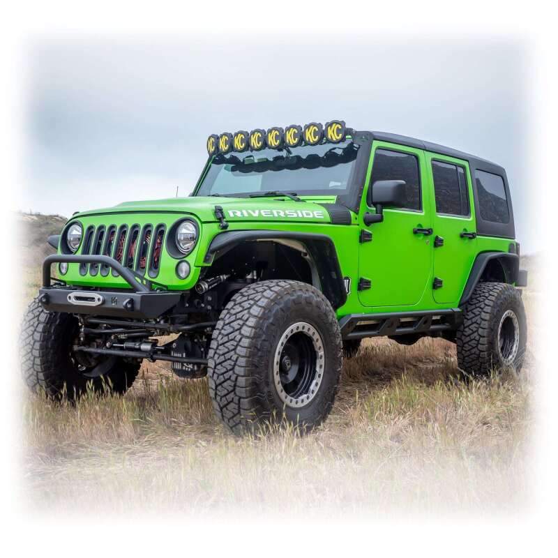 Jeep Wrangler JK Hardtop - TURN Offroad - Squareback 2-Piece - White - `07-`18